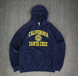 Jarzees Men's Santa Cruz California Navy Hoodie Size Large