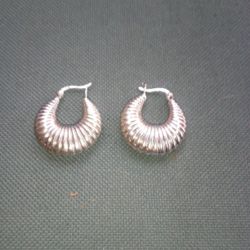 Sterling Silver Hoop Earrings