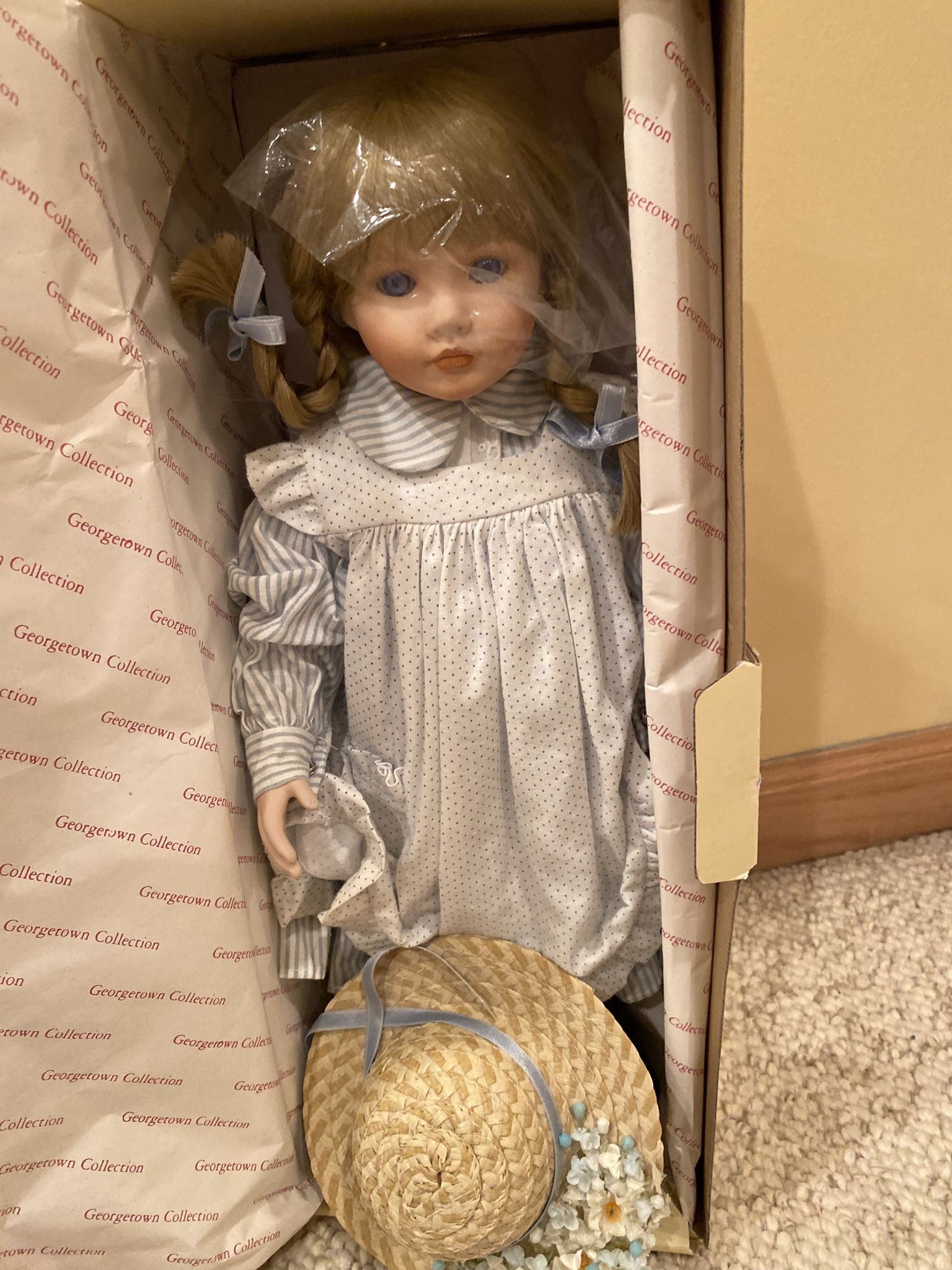 Georgetown Collection SARAH TURNER 15" doll by Linda Mason Retired MIB 1993