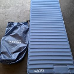 Like New Elegear Air & Foam Camping Sleeping Pad, HexaFoam Camping Mattress Pad with Built-in Foot Pump Memory Foam Camp Pad 4-Season R-Value 9.5 Camp