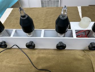 Seven Lamp Healing Crystal Light Bed System