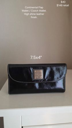 Dooney & Bourke Black Patent Leather Wallet