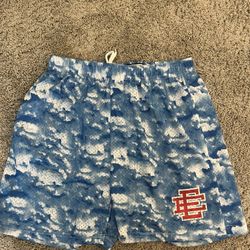 Light Blue Cloud Eric Emmanuel Shorts