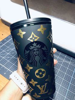 Custom Louis Vuitton Starbucks Cup