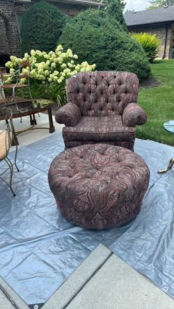 Chair & ottoman