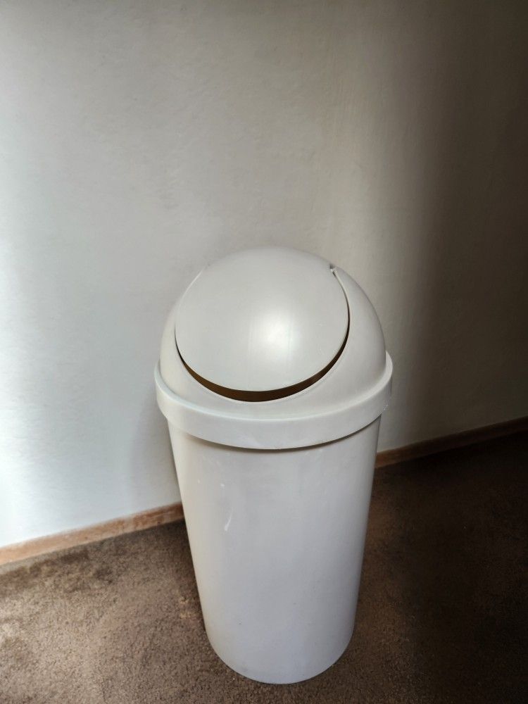 Tall Swing Top Waste Basket