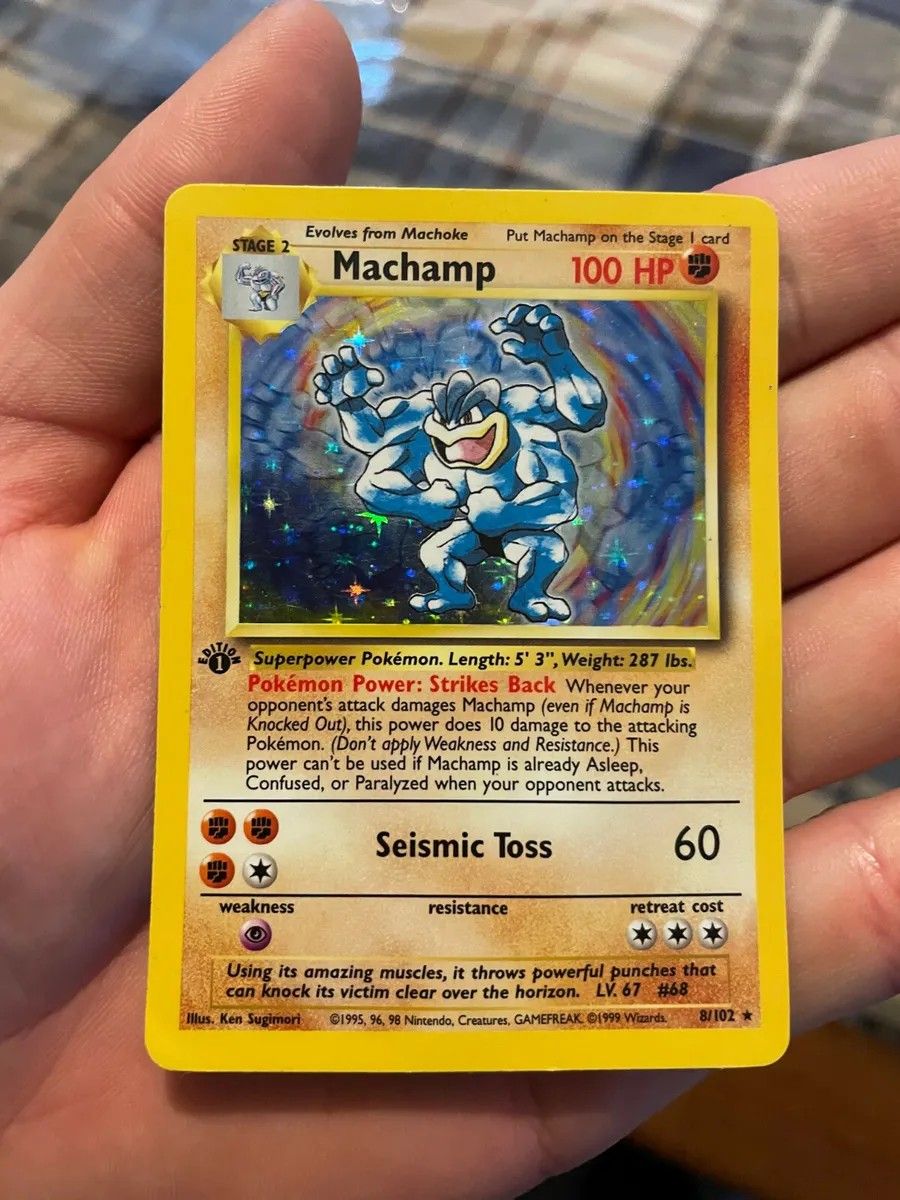 Machamp 1st Edition Near Mint Condition