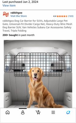 Adjustable Pet Backseat Auto Barrier