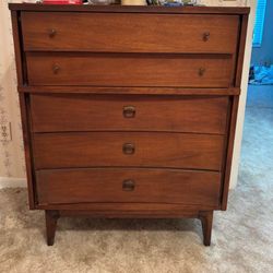 Mid Century Modern Highboy Dresser