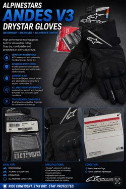 Alpinestars Andes V3 Drystar Gloves