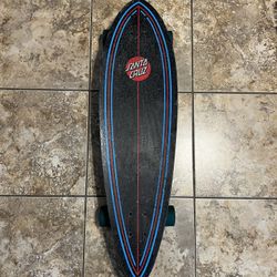SANTA CRUZ SCREAMING HAND PINTAIL CRUZER COMPLETE SKATEBOARD 9.2 X 33