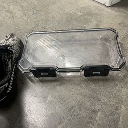 Husky clear container