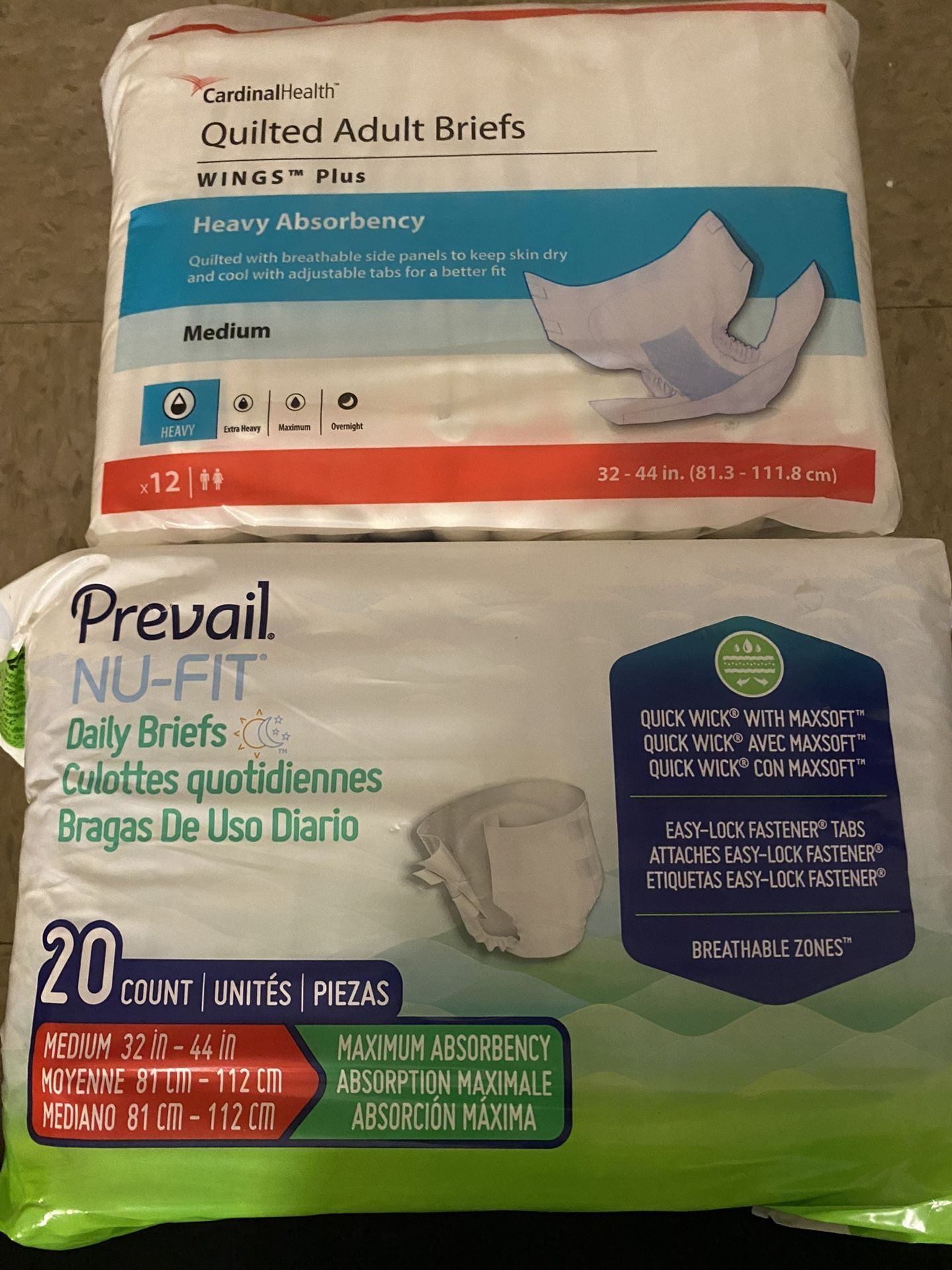 Adult diapers 