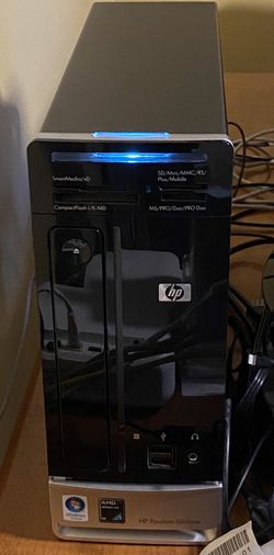 hp pavilion slimline s3700y pc. 3GB System Memory with 320GB hard drive. DVD Burner. Monitor, Keyboard, Web Camera and mouse together.
