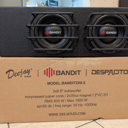 DEEEJAY BANDIT 2X6.5 SUBWOOFERS