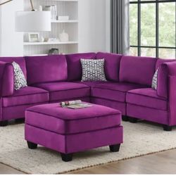 Purple Sectional 