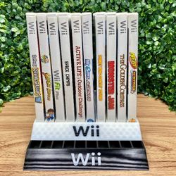 Nintendo Wii Game Case Display Holder 