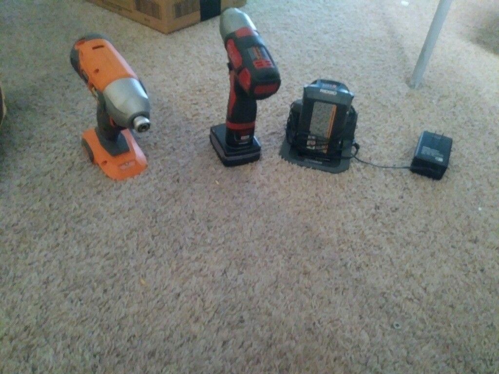 Milwaki Impact No Charger.Ridgid Impact Drill With Charger All For 150