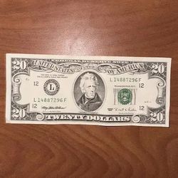 1995 Rare $20 Bill