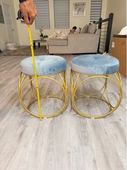 2 accent stools for sale