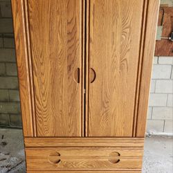 Solid Wood Armoire/Dresser/TV Cabinet Oak Palliser Furniture