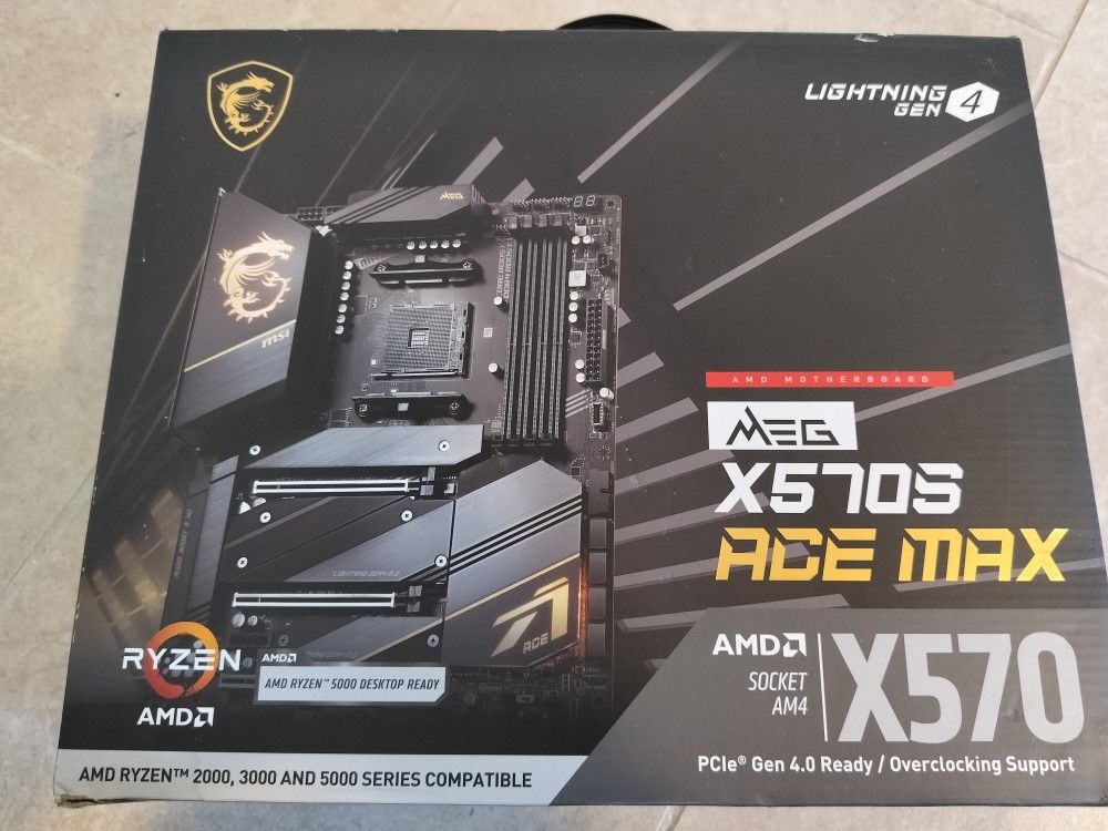 MSI MEG ACE MAX X570 Motherboard AM4