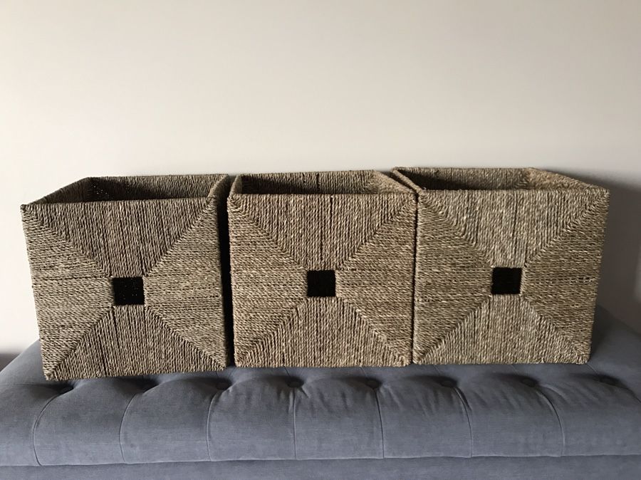 3 KNIPSA Baskets from ikea