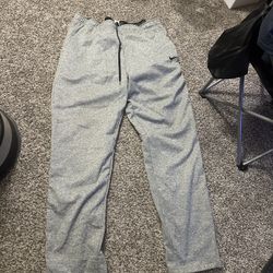 Nike Therma-Fit Training Pants Sweatpants Heather Gray Size 4XLTT 932253-063