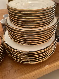 Mikasa Bone China & Black Water Goblets