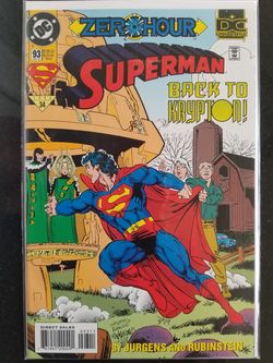 Superman 93 vol 2 (9.8) NM/MT (ZERO HOUR Back to Krypton) 1994