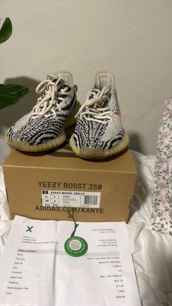 Yeezy boost 350 V2 zebra MENS size 5.5
