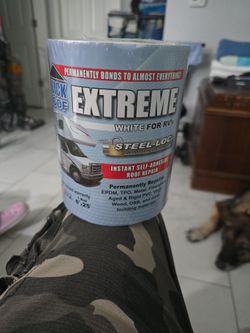 Quick Roof Extreme White RV Roof Repair Tape 6"x25'