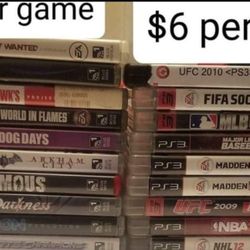 Ps3 Games Various prices 