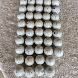 43 Titleist  ProV1 Golf Balls For Practice - Grade 5-7 With Some Scuffs , Marker Markings or Stains 