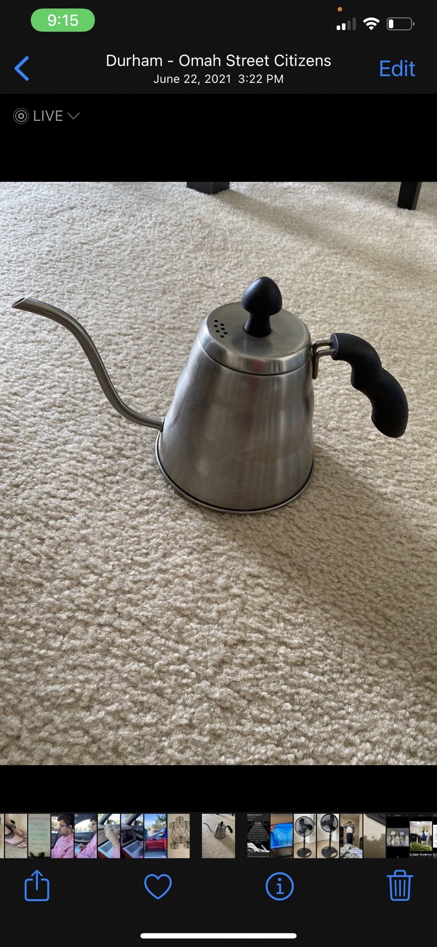 Tea Kettle Used