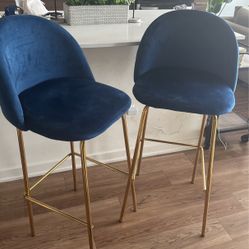 Set of 2 High Top Bar Stools