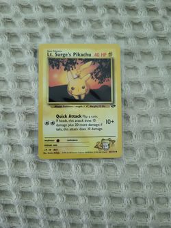 Lt. Surges Pikachu.