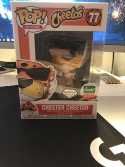 Funko Pop! Cheetos Chester Cheetah #77 Diamond Collection Funko Shop Exclusive