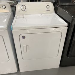 Amana White 6.5 Cu. Ft. Gas Dryer With Wrinkle Prevent Option 