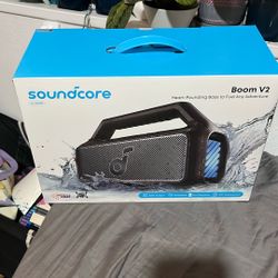 SoundCore Boom V2 Portable Speaker New 