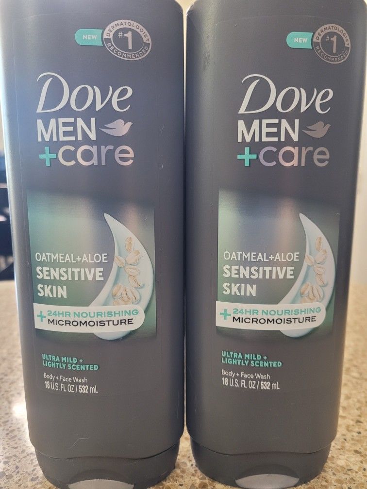 NEW Dove Men Bodywash Sensitive Skin 18oz