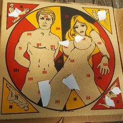 Vintage 1973 Dart Board