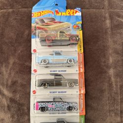 Hot Wheels Chevy Set 