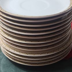 Warranted 18k Gold Cleveland CHINA plates 