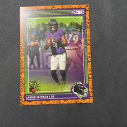 Lamar Jackson 2024 Orange Pumpkins #19