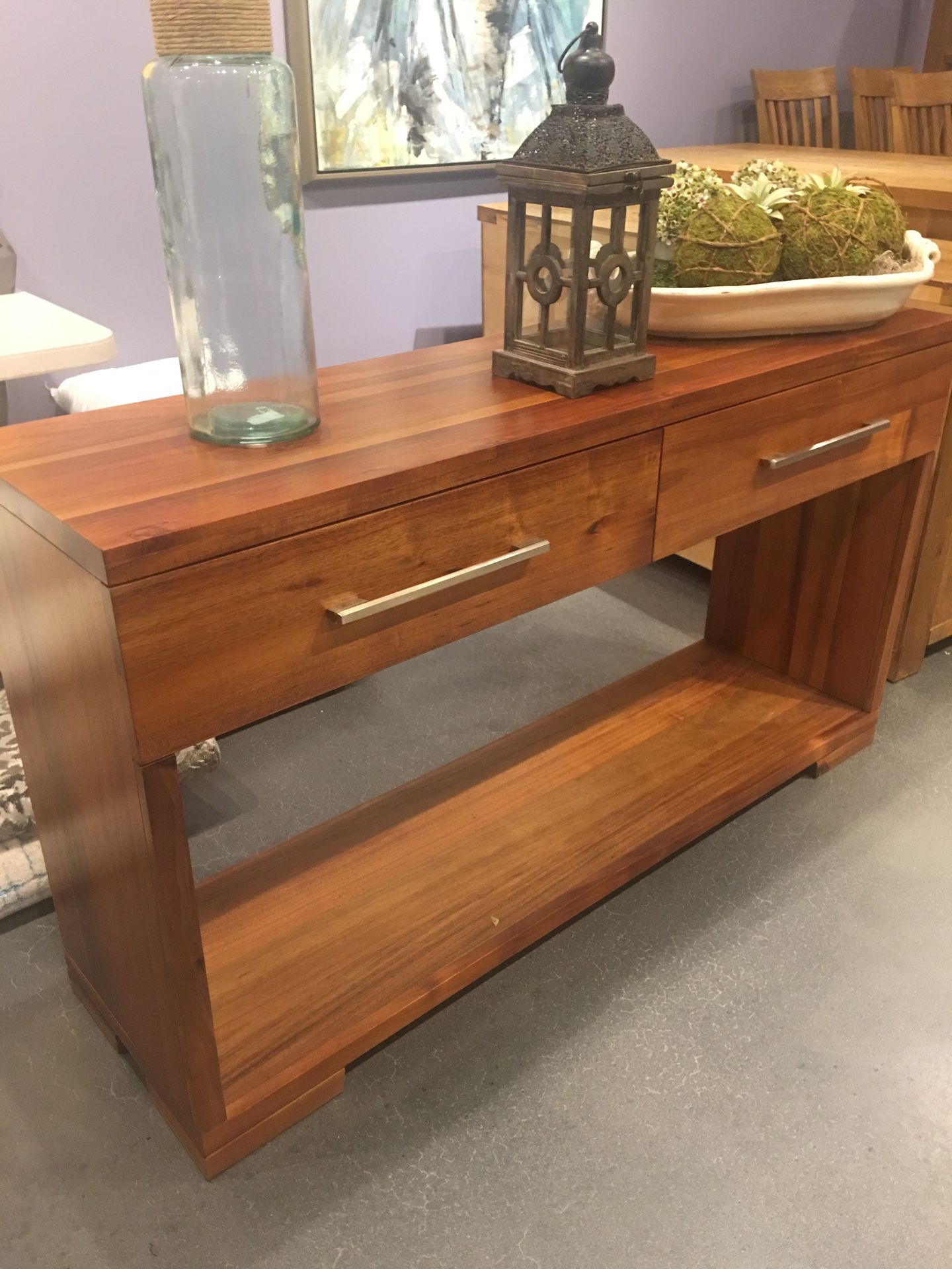 New showroom samples Console table Furniture market