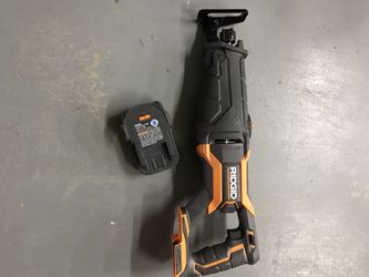 Ridgid Reciprocating Saw With Battery And Charger