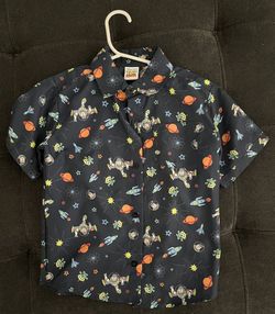 Disney Pixar Toy Story Kids Button Up Shirt