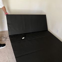 Queen platform ajustable bed frame