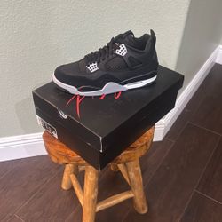 Jordan 4 Retro SE Black Canvas 